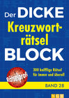 Buchcover Der dicke Kreuzworträtsel-Block Band 28