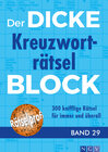 Buchcover Der dicke Kreuzworträtsel-Block Band 29