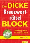 Buchcover Der dicke Kreuzworträtsel-Block Band 30