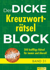 Buchcover Der dicke Kreuzworträtsel-Block Band 31