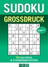 Buchcover Sudoku Großdruck - Band 1