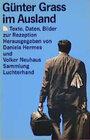 Buchcover Günter Grass im Ausland