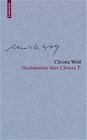 Buchcover Christa Wolf: Werkausgabe. Werkausgabe in 12 Bänden / Nachdenken über Christa T.