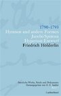 Buchcover Friedrich Hölderlin. Sämtliche Werke, Briefe und Dokumente. 12 Bände / Hymnen und andere Formen. Jacobi /Spinoza. Hyperi