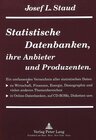 Buchcover Statistische Datenbanken, ihre Anbieter und Produzenten