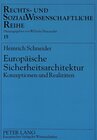 Buchcover Europäische Sicherheitsarchitektur