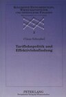 Buchcover Tariflohnpolitik und Effektivlohnfindung