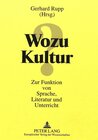 Buchcover Wozu Kultur?