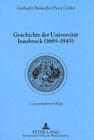 Buchcover Geschichte der Universität Innsbruck (1669-1945)