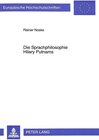 Buchcover Die Sprachphilosophie Hilary Putnams