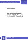 Buchcover Die Pressefreiheit und ihre Grenzen in England und der Bundesrepublik Deutschland