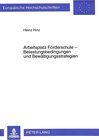 Buchcover Arbeitsplatz Förderschule - Belastungsbedingungen und Bewältigungsstrategien