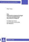 Buchcover Die Wahrnehmungspsychologie und Sinnesphysiologie des Albertus Magnus