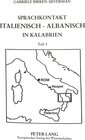 Buchcover Sprachkontakt Italienisch - Albanisch in Kalabrien
