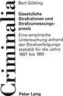 Buchcover Gesetzliche Strafrahmen und Strafzumessungspraxis