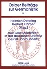 Buchcover Kulturelle Identitäten in der deutschen Literatur des 20. Jahrhunderts