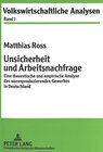 Buchcover Unsicherheit und Arbeitsnachfrage