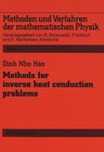 Buchcover Methods for inverse heat conduction problems