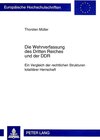 Buchcover Die Wehrverfassung des Dritten Reiches und der DDR