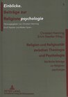 Buchcover Religion und Religiosität zwischen Theologie und Psychologie