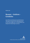 Buchcover Beamte – Gelehrte – Geistliche