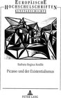 Buchcover Picasso und der Existentialismus