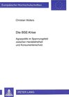 Buchcover Die BSE-Krise