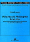 Buchcover Die deutsche Philosophie in Mexiko