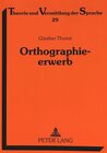 Buchcover Orthographieerwerb
