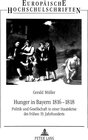 Buchcover Hunger in Bayern 1816-1818