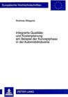 Buchcover Integrierte Qualitäts- und Kostenplanung am Beispiel der Konzeptphase in der Automobilindustrie