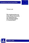 Buchcover Die Implementierung einer Share Economy zur Reduzierung der Arbeitslosigkeit in Deutschland