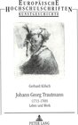 Buchcover Johann Georg Trautmann
