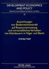 Buchcover Auswirkungen von Bodenrechtswandel auf Ressourcennutzung und wirtschaftliches Verhalten von Kleinbauern in Niger und Ben