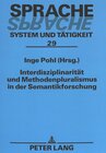 Buchcover Interdisziplinarität und Methodenpluralismus in der Semantikforschung