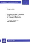 Buchcover Sozialstrukturelle Cleavages bei Bundestagswahlen in Theorie und Empirie