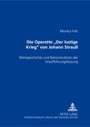 Buchcover Die Operette «Der lustige Krieg» von Johann Strauß