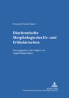 Buchcover Diachronische Morphologie des Ur- und Frühslavischen