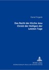Buchcover Das Recht der Kirche Jesu Christi der Heiligen der Letzten Tage