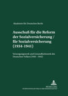Buchcover Akademie für Deutsches Recht 1933-1945 - Protokolle der Ausschüsse