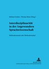 Buchcover Interdisziplinarität in der Angewandten Sprachwissenschaft