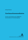 Buchcover Zuschauerkommunikation