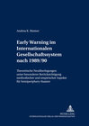 Buchcover Early Warning im Internationalen Gesellschafts-System nach 1989/90
