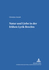 Buchcover Natur und Liebe in der frühen Lyrik Brechts