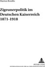 Buchcover «Zigeunerpolitik» im Deutschen Kaiserreich 1871-1918