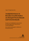 Buchcover Analphabetismus in literalen Gesellschaften am Beispiel Deutschlands und Griechenlands