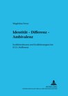 Buchcover Identität, Differenz, Ambivalenz