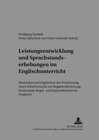 Buchcover Leistungsentwicklung und Sprachstandserhebungen im Englischunterricht