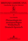 Buchcover Phraseologie im zweisprachigen Wörterbuch Deutsch-Spanisch