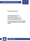 Buchcover Die Problematik der kirchlichen Fasten- und Abstinenzgesetzgebung